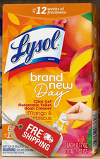Lysol Click Gel Automatic Toilet Bowl Cleaner, Toilet Gel Stamp, Toilet Freshene