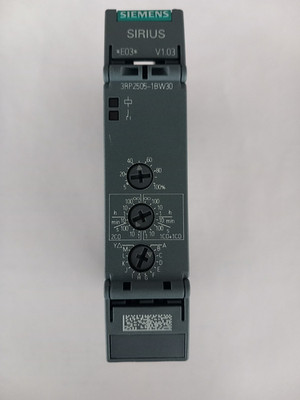 Siemens TIME RELAY, 3RP2505-1BW30, V1.03, 12....240V, AC/DC 50/60 Hz