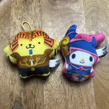 Yu-Gi-Oh x Hello Kitty Friends Lot of 2 McDonald  s Happy Meal Toys Plush Sanrio
