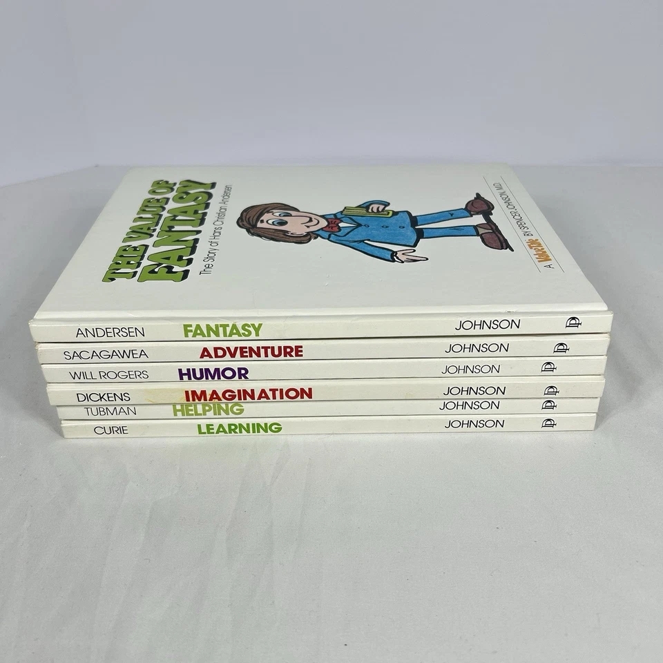 Value Tales Series Book Lot of 6 by Ann & Spencer Johnson Hardcovers Educational - Image 4 of 4