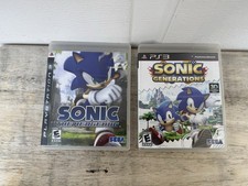 PS3 Sonic The Hedgehog And Sonic Generations (Sony PlayStation 3) CIB