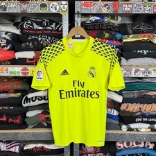 CAMISETA DE FUTBOL DEL REAL MADRID 2016 2017 GK TERCERA CAMISETA DE FUTBOL ADIDAS NIÑOS L 13/14Y