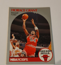 NBA Hoops 1990-91 #63 Horace Grant Chicago Bulls Base Set Basketball Card