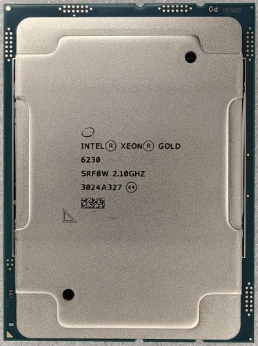 INTEL XEON GOLD 6230 CPU PROCESSOR 20 CORE 2.10GHz 27.5MB L3 CACHE 125W ...