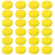 Paint Sponges for Painting, 24pcs Round Painting Sponge Artist Sponge, Yellow
