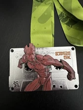 RunDisney 5K 2025 Springtime Surprise Groot Guardians Mixtape Running Race Medal