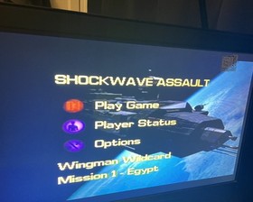 Sega Saturn Shockwave Assault PAL 1996 with Manual