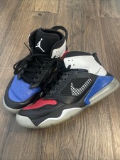 Nike Air Jordan Mars 270 High Top Sneaker Boys Youth 7Y Black Red White Blue