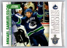 2011-12 Panini Score Playoff Heroes #13 Mikael Samuelsson Vancouver Canucks