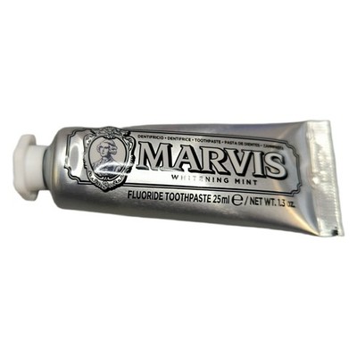 Marvis Whitening Mint 25 ml I Zahncreme für strahlend weiße Zähne I praktische R