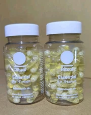 Ritual Multivitamin Women 18+, 2 Bottles Vegan 60 Ct= 120 Total Caps Exp 8/2026 