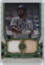 2023 Topps Tribute Dual Relics Green 26/99 Randy Arozarena #DR-RA g1k