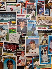MLB Trading Cards - Vintage Lot β 99% Topps β Late 1960s & 1970s β Stars, Teams
