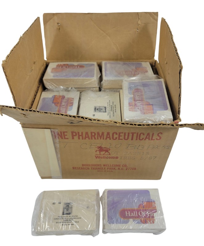 Over (700) 1983 Donruss Diamond Kings Baseball Mickey Mantle Puzzle Cards