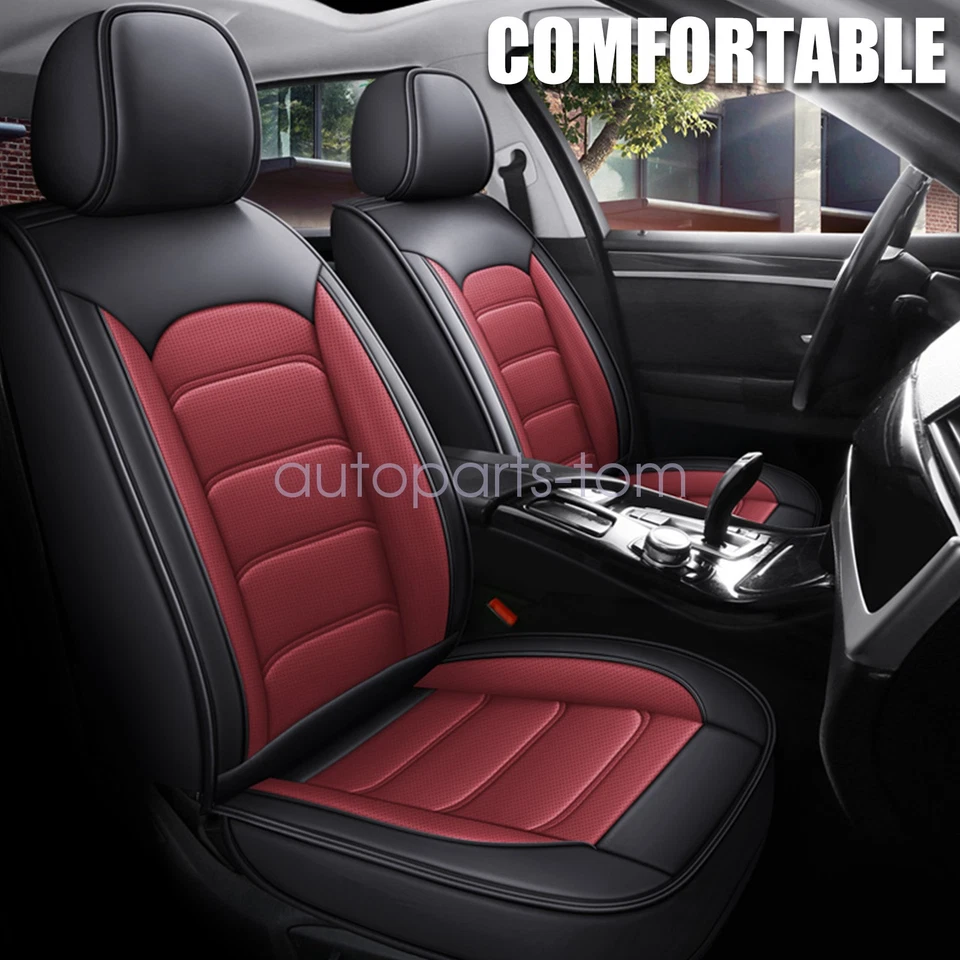 Car Seat Covers 5-Seats Front Rear Full Set Leather For Infiniti G20 M30 J30 Q45 Foto 2 de 4