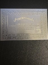 Silver Bank Note 999 Pure ￼