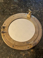 Brass Porthole Mirror 11 Inch Nautical Maritime Wall Decor Home Decor Item 