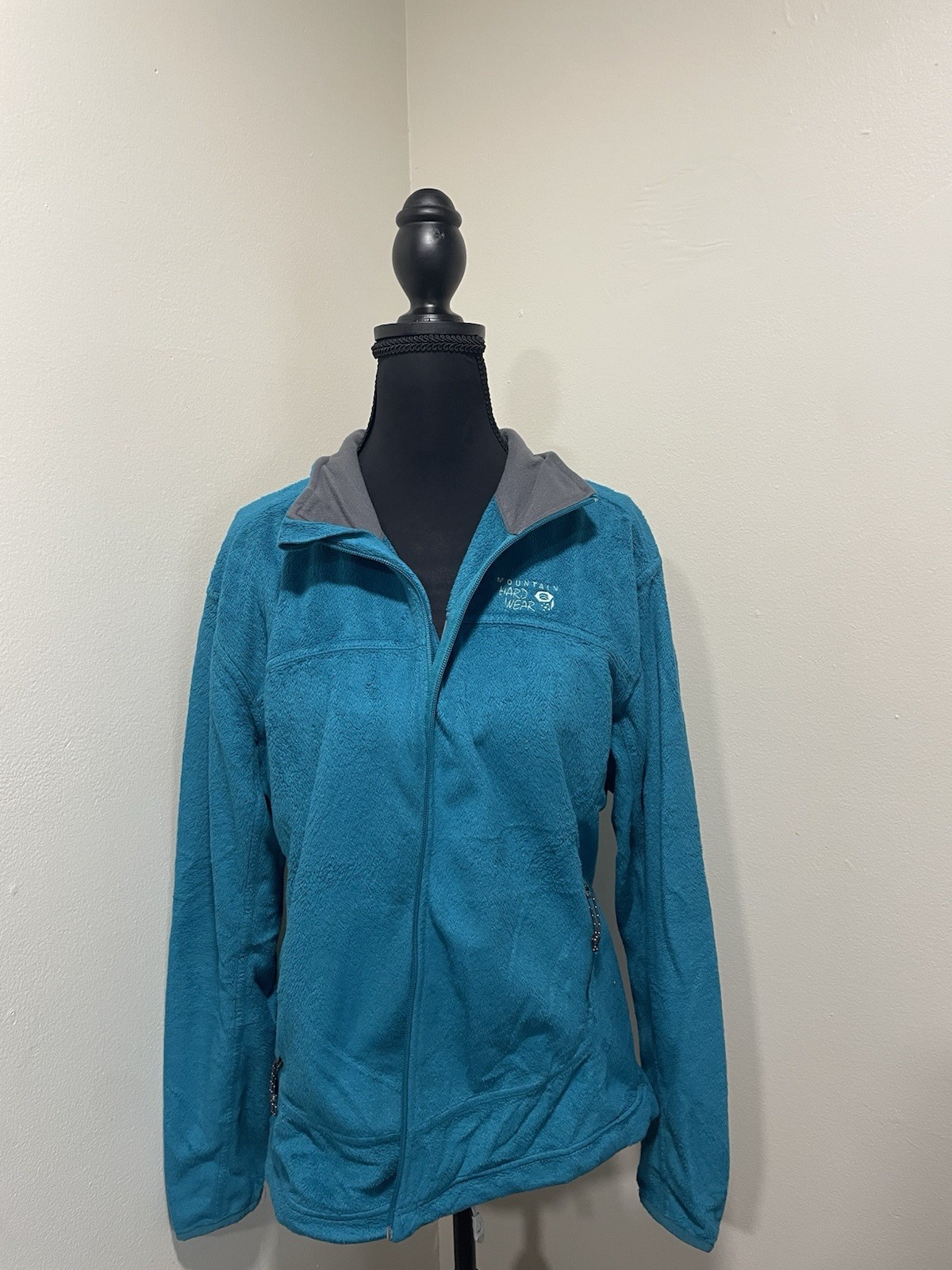 Mountain Hardwear Women’s Size L Blue Full Zip Jacket w/ Pockets