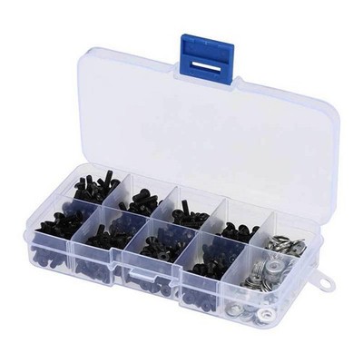 340Pack Steel Screw Assortment Hex Flat & Round Head &M3 M4 Bolts For HSP RC Car