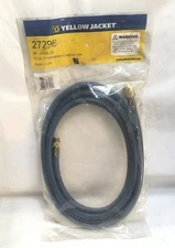 Yellow Jacket Plus II (2) Hose Standard 1/4" Flare Fittings 96" AAM-Blue 27296