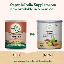 Organic India Triphala Powder Digestion  Colon Cleanse Certified Organic 100 Gm