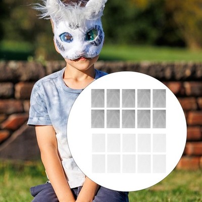 10x Fursuit Augen Mesh Augennetz Blatt für Halloween Karneval Auftritte