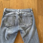 FRAME Le Garcon Crop High Rise Straight Leg Jeans Distressed Light Wash 26 — photo 8