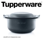 Tupperware Ultra Pro 5 L Casserole Round incl. Cooking Lid Casserole Dish Original Packaging