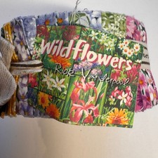 Moda Wildflowers Jelly Roll 40 Precut 2.5" Strips Rick Vanderpool OOP