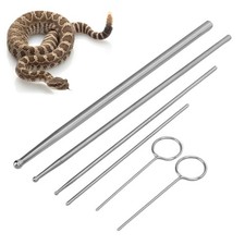 6PCS Snake Probe Kit Stainless Steel Round Head Anti Allergy Reptiles Snake