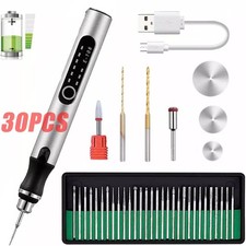 Cordless USB Rechargeable Engraving Pen - 33-Bit Mini DIY Tool, Adjustable Gear