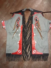 Pro Bull Riding Leather Chaps Signed World Champions Like Larry Mahan 