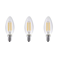 SPL E14 Led-Lampe B35 4W 370Lm 2500K Extra Warmweiß 3 StüCk Dimmbar
