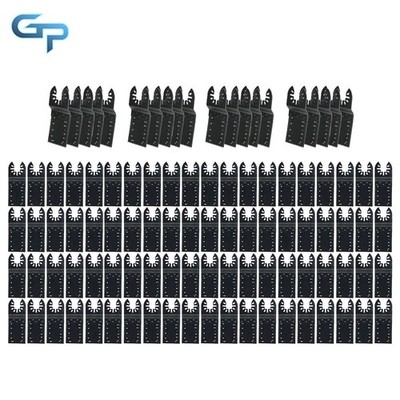 100 Piece Quick Release Durable 30 - 90mm Universal Oscillating Tool Saw Blades