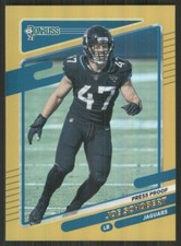 2021 Donruss Press Proof Premium #135 Joe Schobert Jacksonville Jaguars 47842