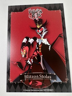 Helluva Boss Smile Base Cafe Postcard Blitz Stolas