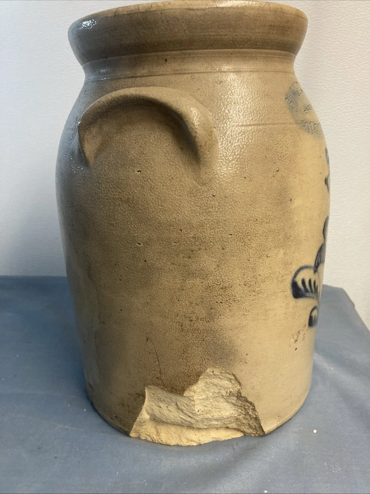 Antique Burger & Lang Rochester, NY two-gallon stoneware crock - Image 2 of 4