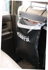 Recycelte Einweg Auto Müllbeutel - Auslaufsicher, Geruchsdicht 42 Stück Schwarz