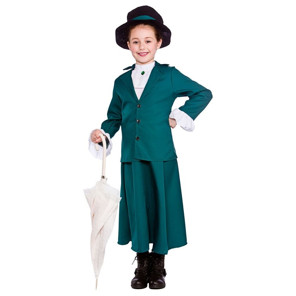 Wicked Costumes Girls Victorian Nanny Medium