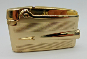 Ronson Variflame Adonis Gold with everything box, manual, all paperwork