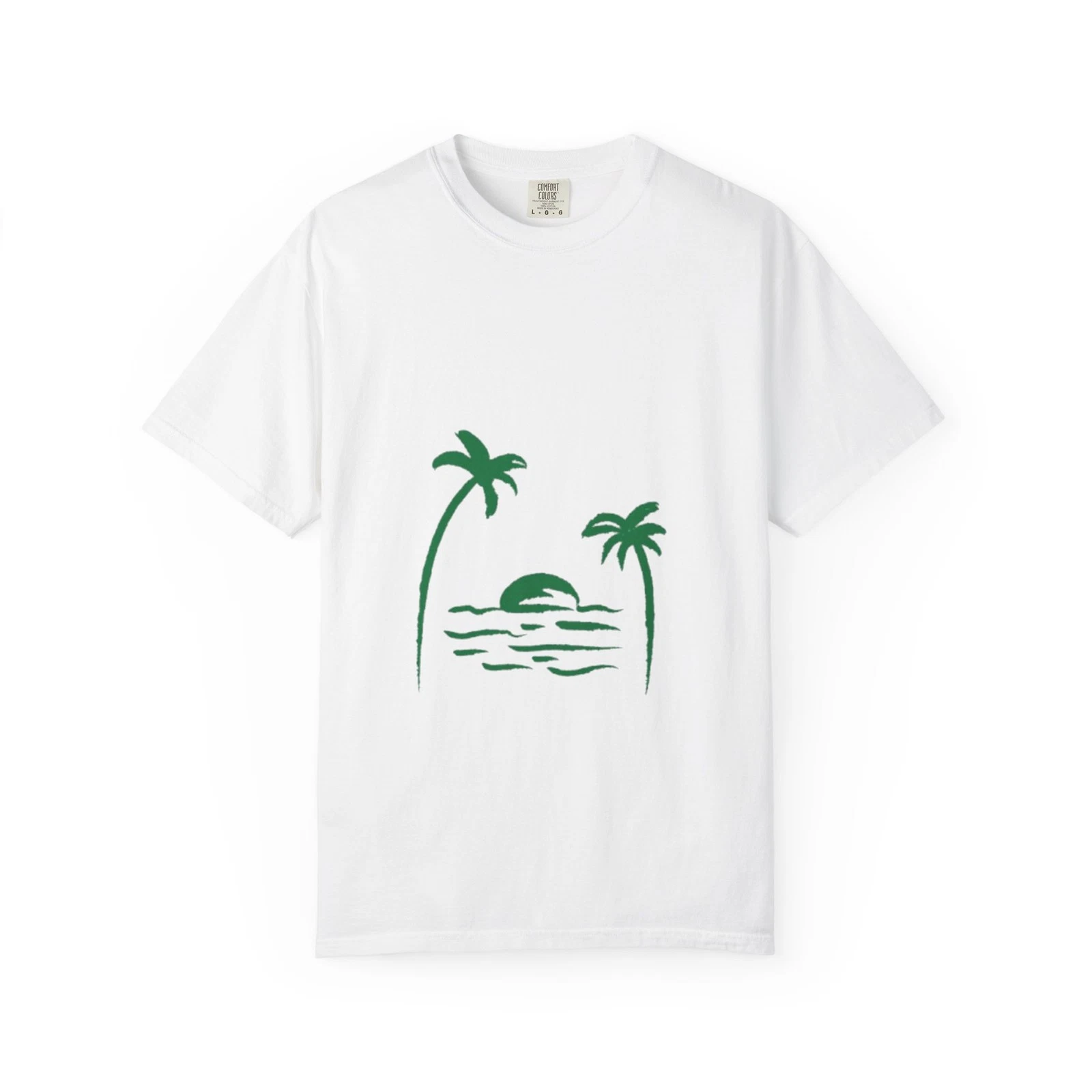 Sunset Palm Tree Unisex T-Shirt, Casual Summer Tee, Beach Wear, Vacation [...]