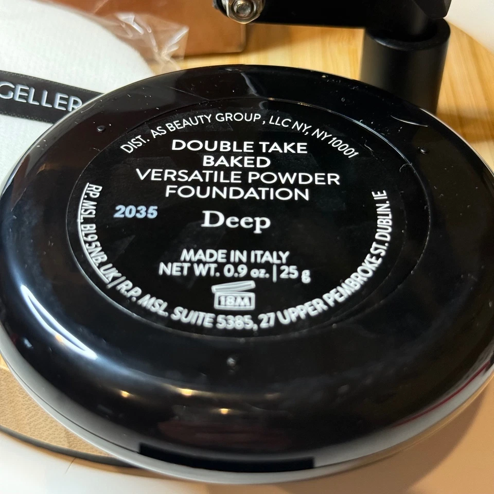 Laura Geller • Double Take Baked Versatile Powder Foundation • Deep • 0.9oz• New - Image 3 of 4