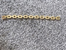 vintage 18k Rolled Gold Plated link bracelet, Chunky, app 7in & Excellent Order