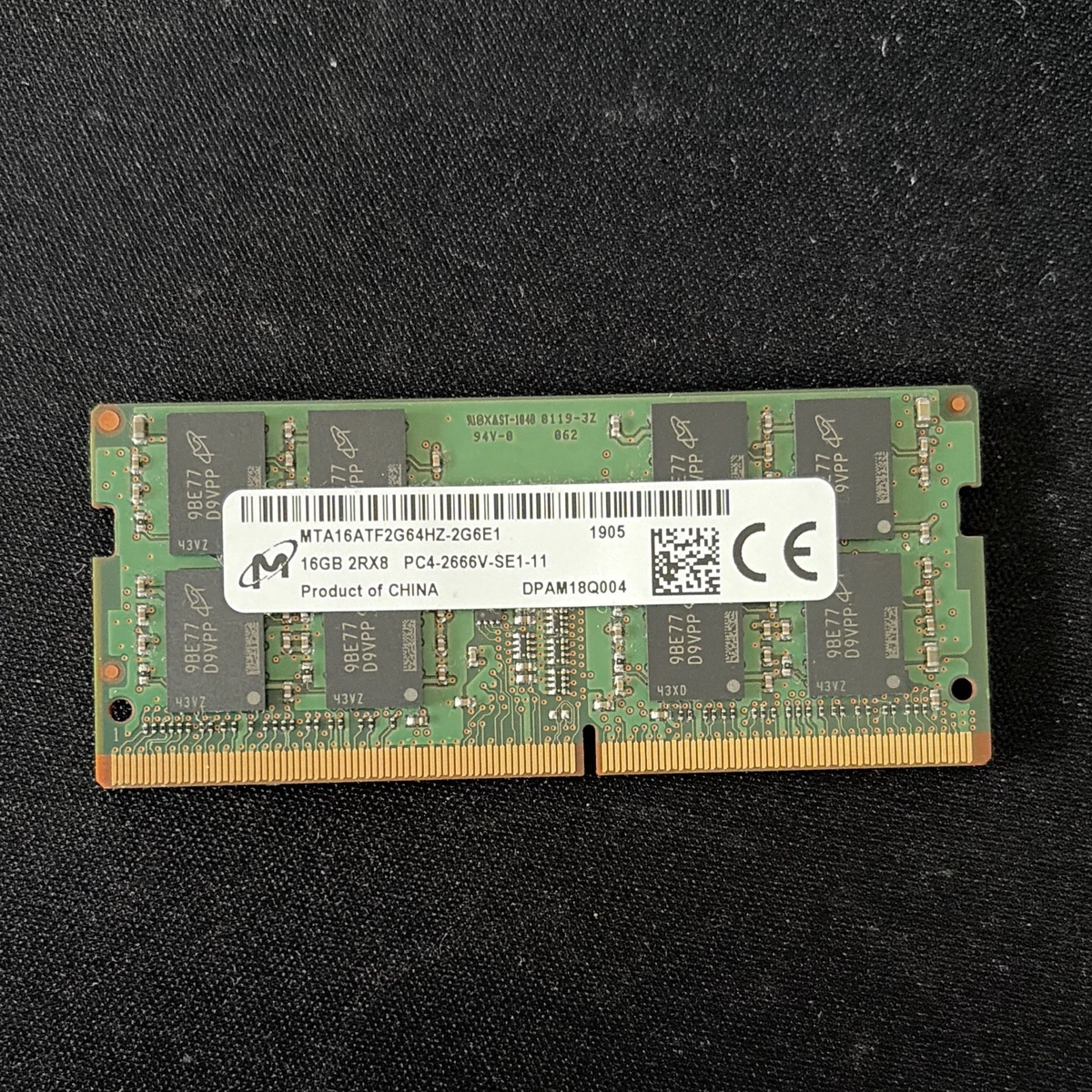 Micron Computer SO-DIMM DDR4 SDRAM for sale | eBay