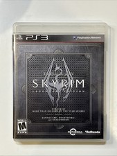 The Elder Scrolls V:Skyrim Legendary Edition (Sony PlayStation 3)PS3, No Map!