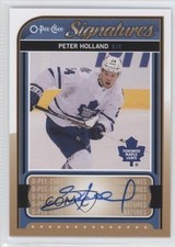 2014-15 O-Pee-Chee Signatures Peter Holland #S-HO Auto 1m4