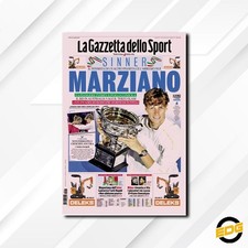 La Gazzetta dello Sport, Marziano, 27/01/25 VITTORIA AUSTRALIAN OPEN SINNER 2025