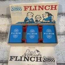 VINTAGE 1963 - Flinch Card Game - 100 COMPLETE  ORIGINAL BOX/MANUAL