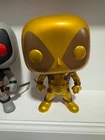 NO BOX - Funko Pop! Heroes - Deadpool (Gold) (Metallic) (10 inch) Vinyl Figure..