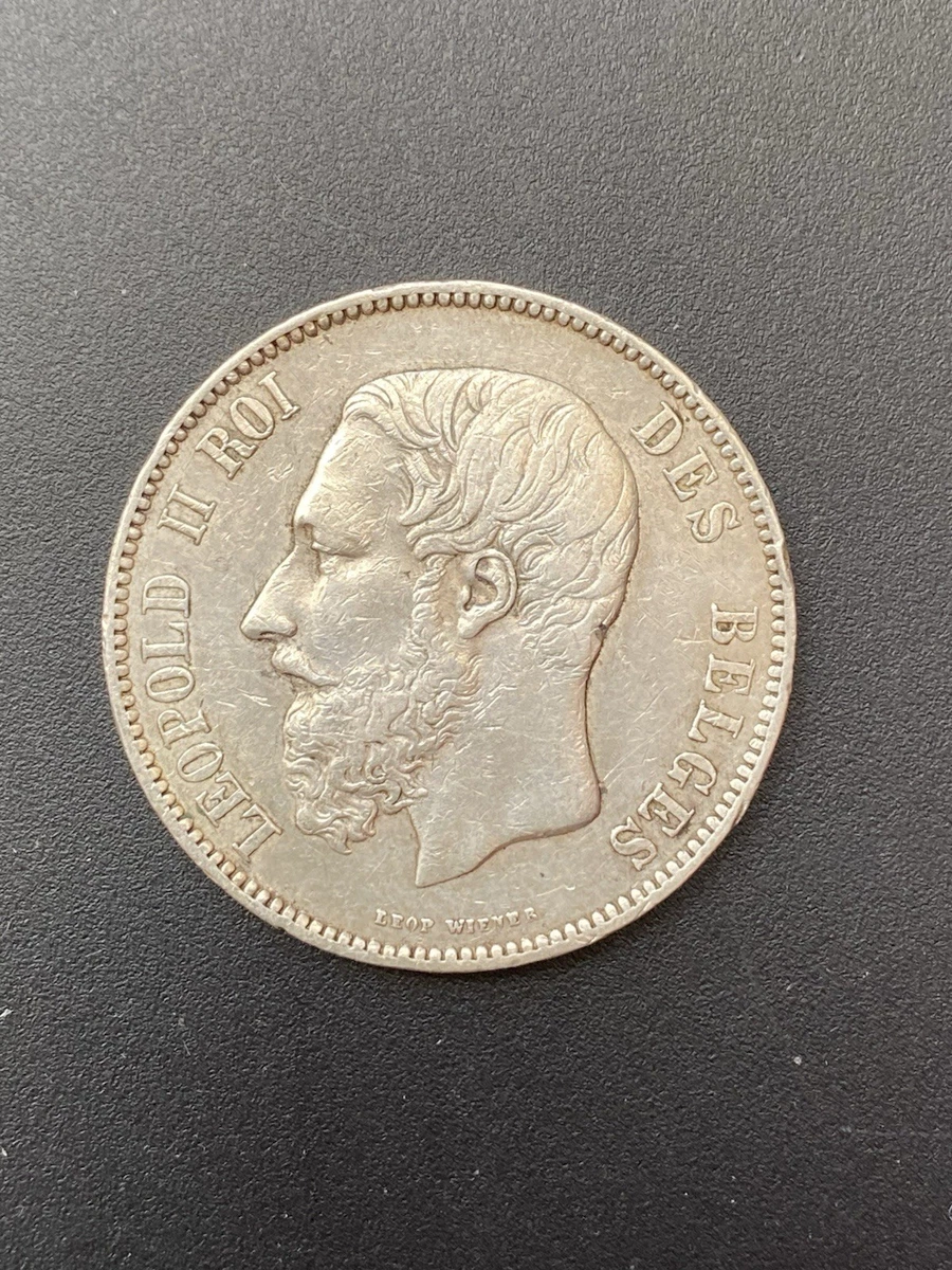Lot De 3 Pièces Argent Anciennes - 1 Franc Belge 1867 Et Deux Autres